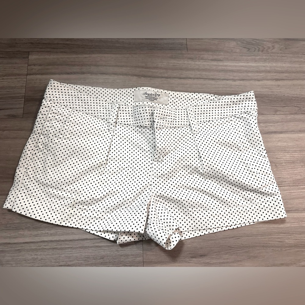 American Rag White and Black Shorts 7
